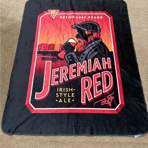 Bj’s Jeremiah Red Black Blanket